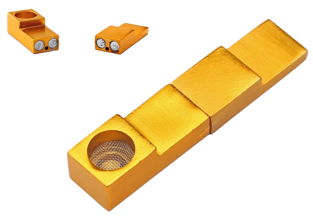 [MP101YL] Magnetic Pipe, Tic Tac, ca. 7,5cm, YELLOW